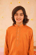 Boys' Cotton Pink Kurta & Trouser Set | Stylish Festive Wear